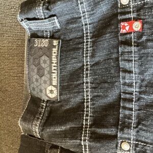 South Pole Men's Dark Gray Jeans